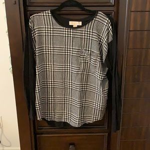 MICHAEL KORS houndstooth shirt